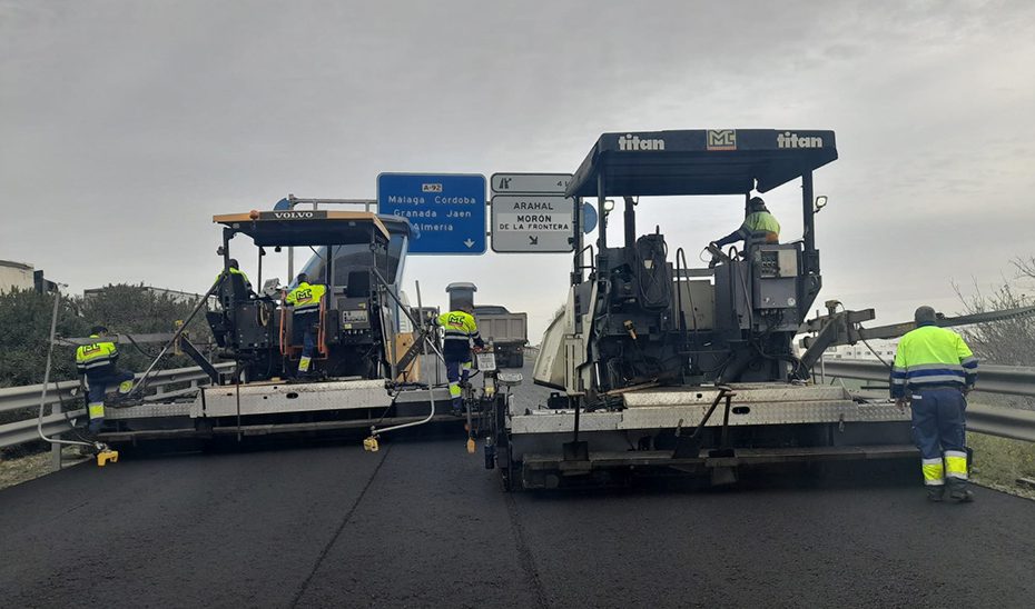 1761466182944A92_Arahal_Estandar.jpg La Junta renovará antes de final de este año el firme de autovías como la A-92 o la Jerez-Los Barrios