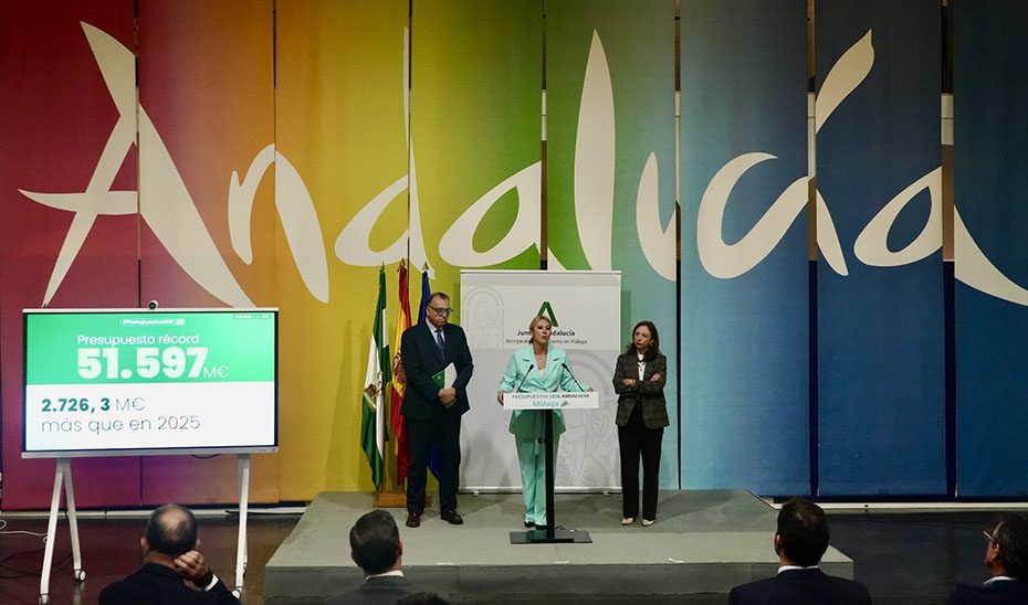1761770999554PresupuestosMalaga_Est.jpg Málaga recibe un impulso histórico de 737 millones en los Presupuestos de 2026, la mayor apuesta del Gobierno andaluz por la provincia
