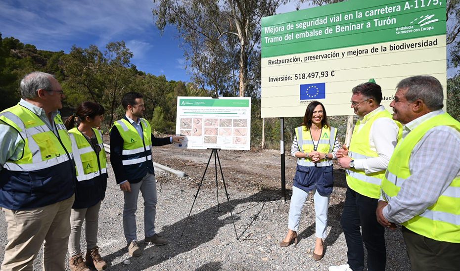 Comienzan las obras de mejora de la seguridad vial en la carretera que conecta Berja con Turón