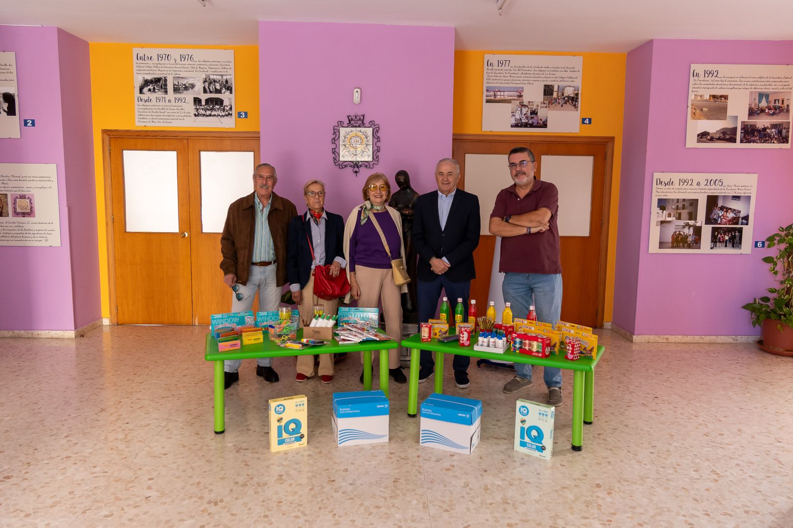 La Fundación Real Betis Balompié vuelve a donar material escolar a la Guardería La Providencia