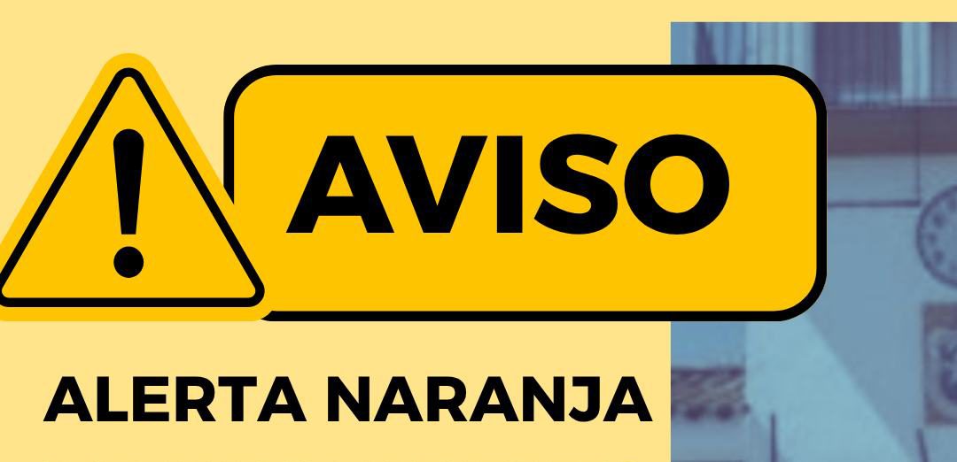 ALERTA NARANJA POR LLUVIAS EN PALOMARES DEL RÍO