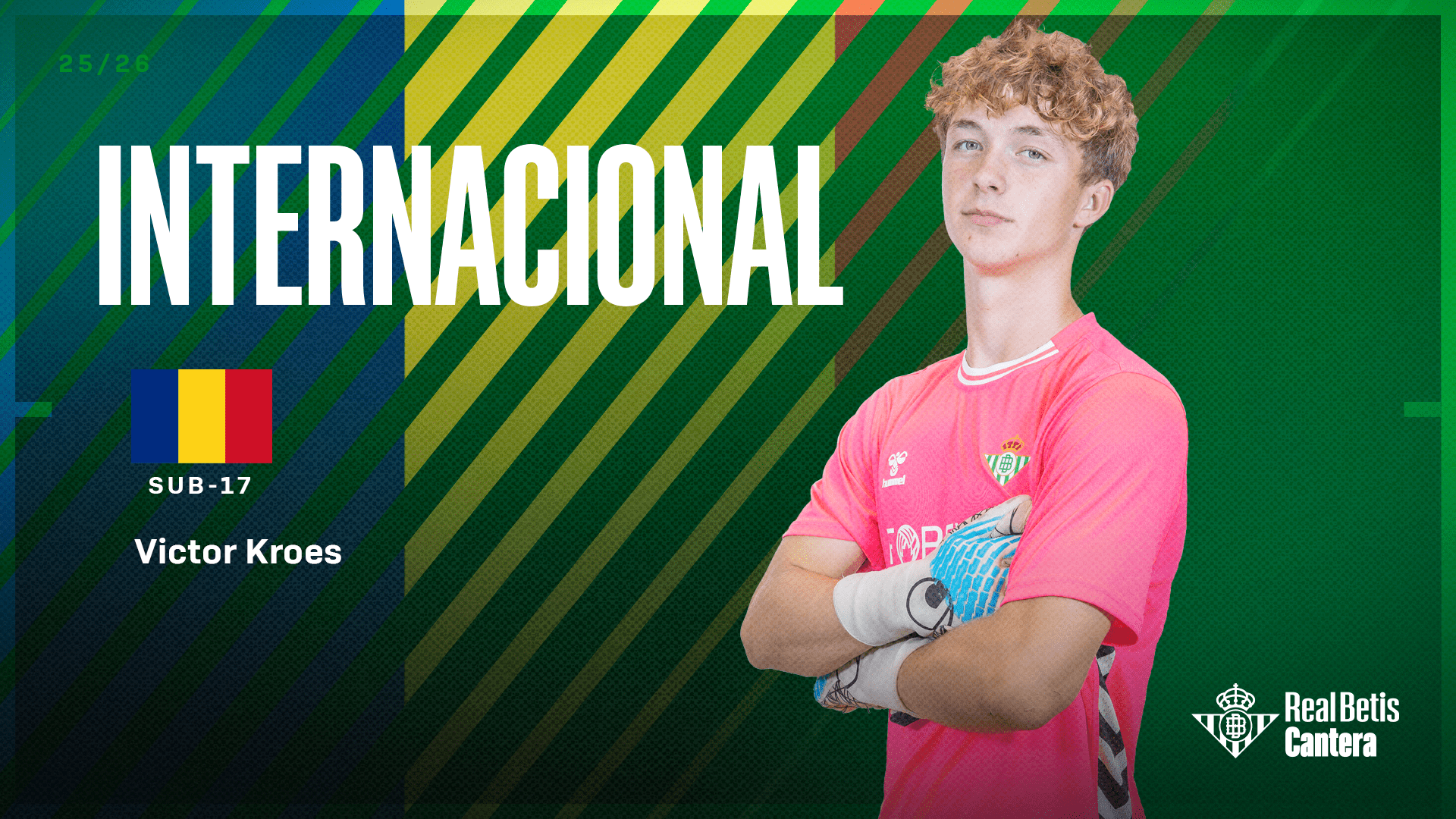 Victor Kroes, convocado por la Selección de Rumanía sub-17