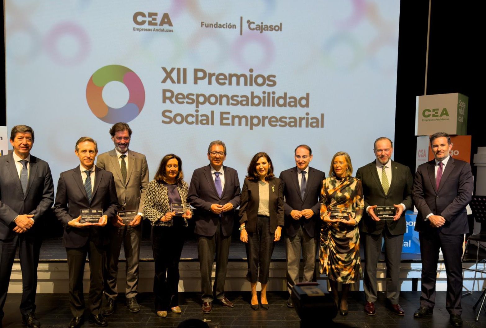 Fundación Sando, Agencia Efe, Heineken España, ML Hoteles y José Luis García-Palacios, Premios CEA RSE 2025 – Confederación de Empresarios de Andalucía