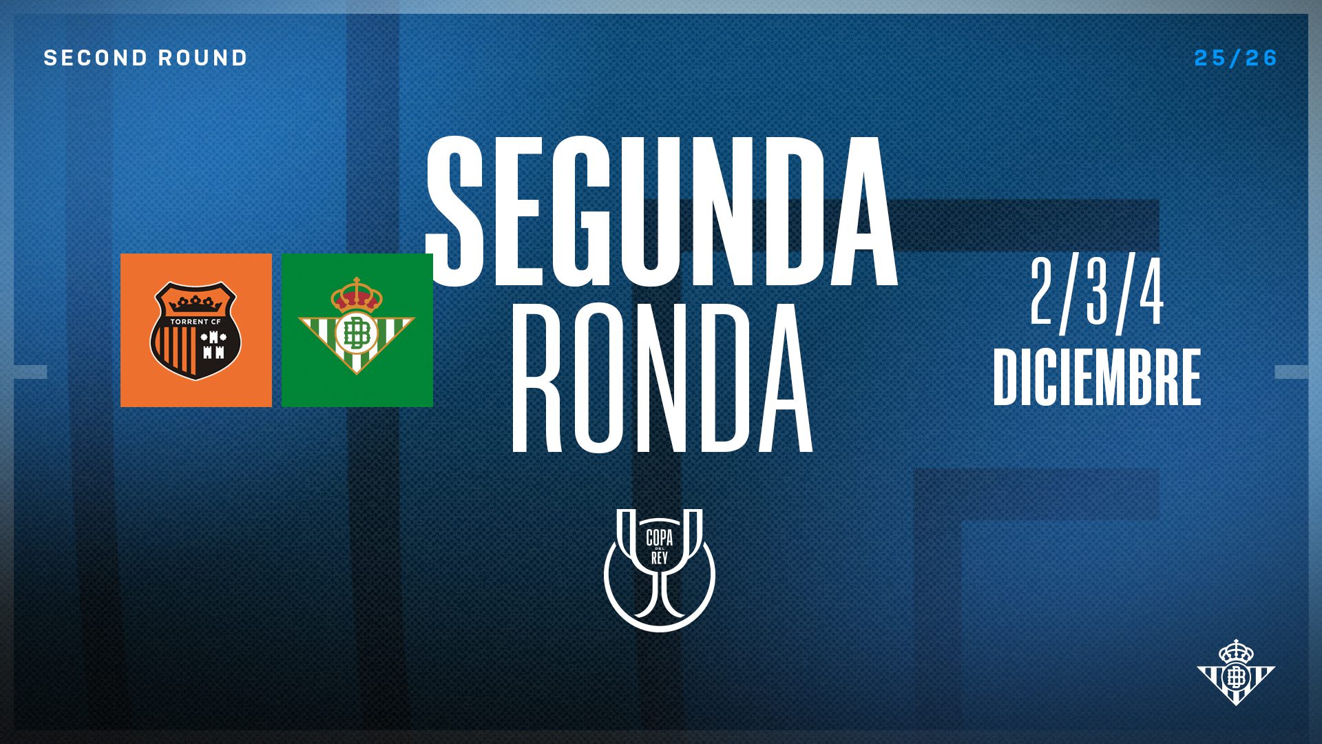 El Torrent CF, rival del Real Betis en la segunda ronda de la Copa de SM El Rey
