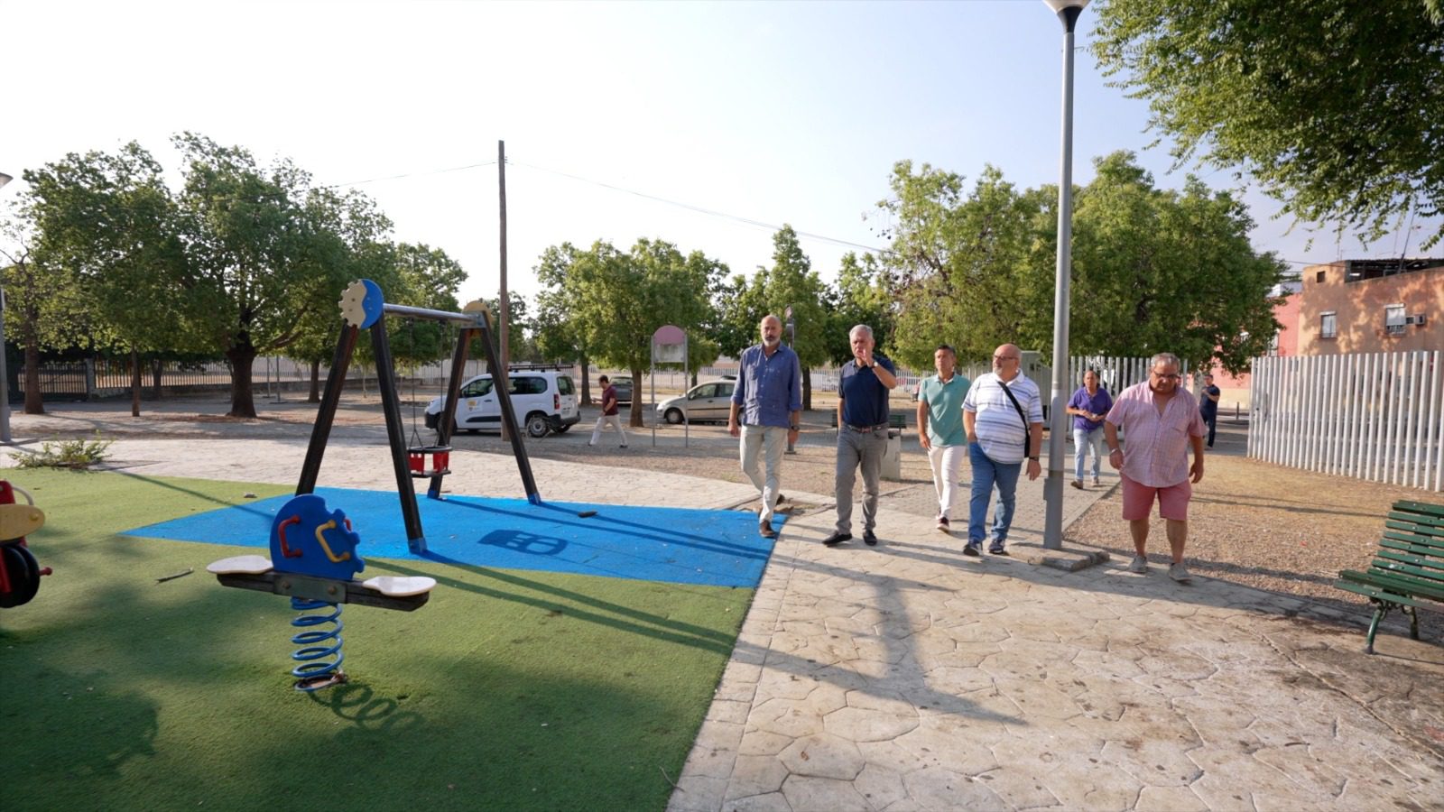 El Gobierno de Sanz comienza la renovación el Parque de la Honestidad con más accesibilidad, nuevo mobiliario y un área canina independiente