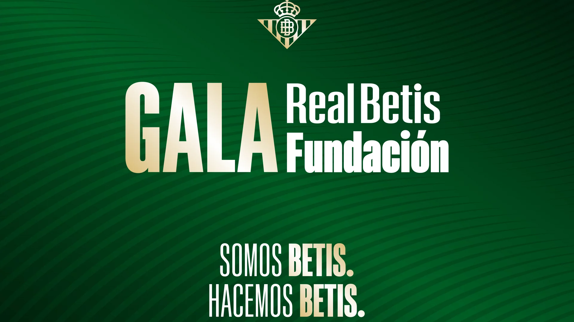La Fundación Real Betis Balompié celebrará este jueves su primera Gala