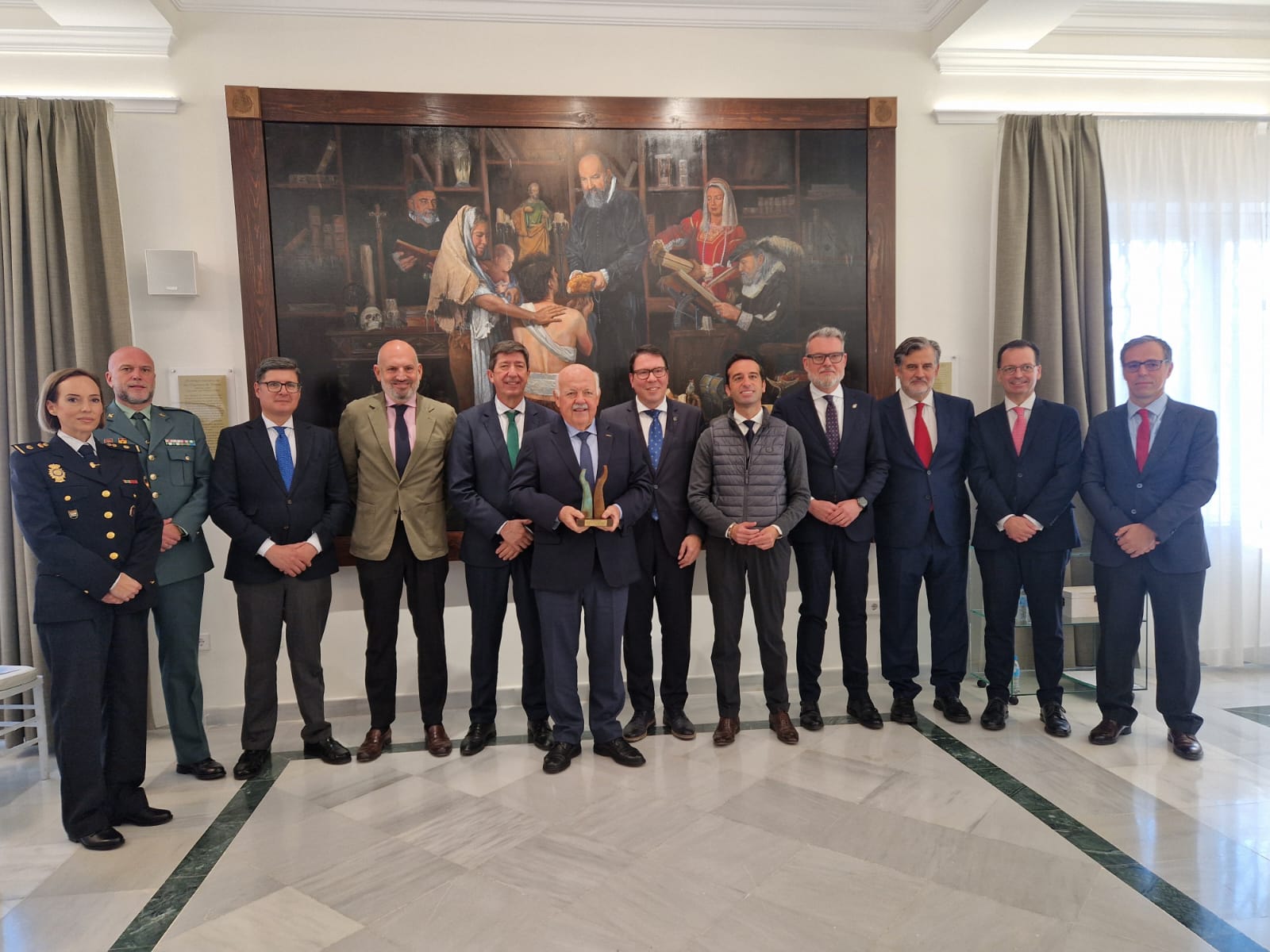 El presidente y la secretaria general del CES de Andalucía participan en la entrega del Premio Nexus