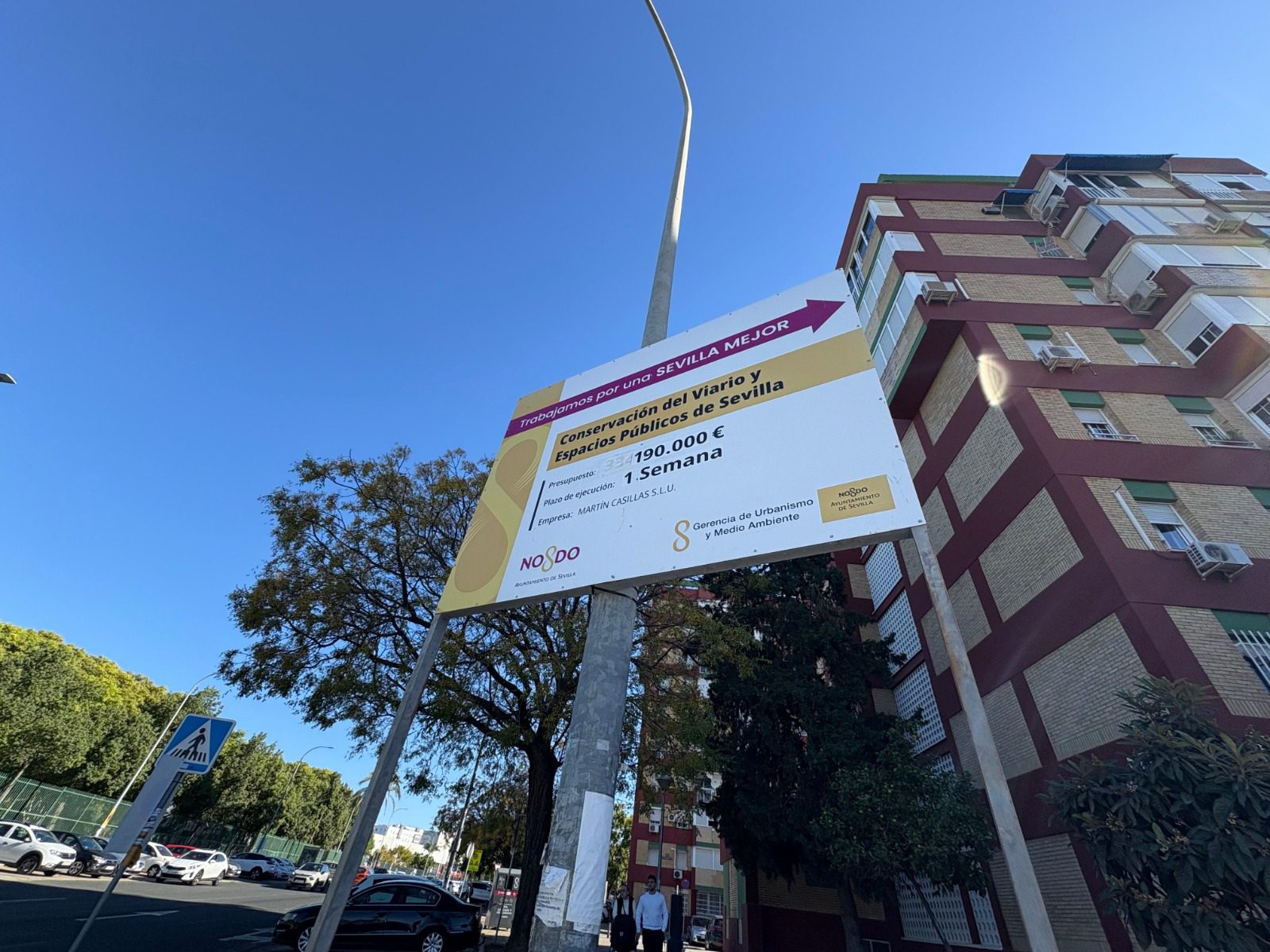 El Ayuntamiento reasfaltará dos grandes avenidas de Cerro-Amate a partir del próximo lunes 24