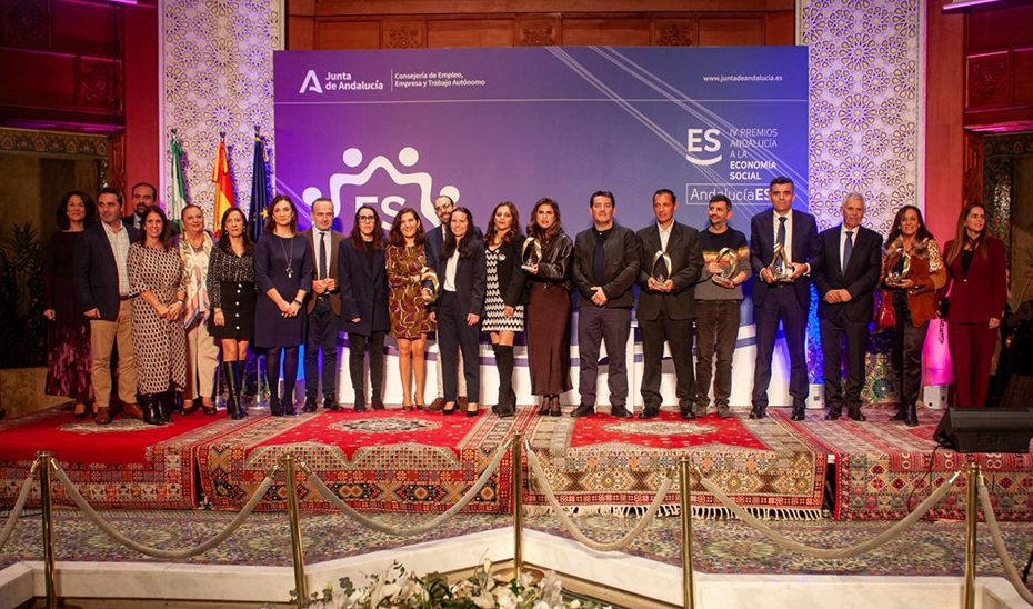 Givit, Riveras del Suquía, La Urdimbre, AgroSevilla Aceitunas, Sentido Inverso y Francisco Javier Rincón, IV Premios Andalucía ES