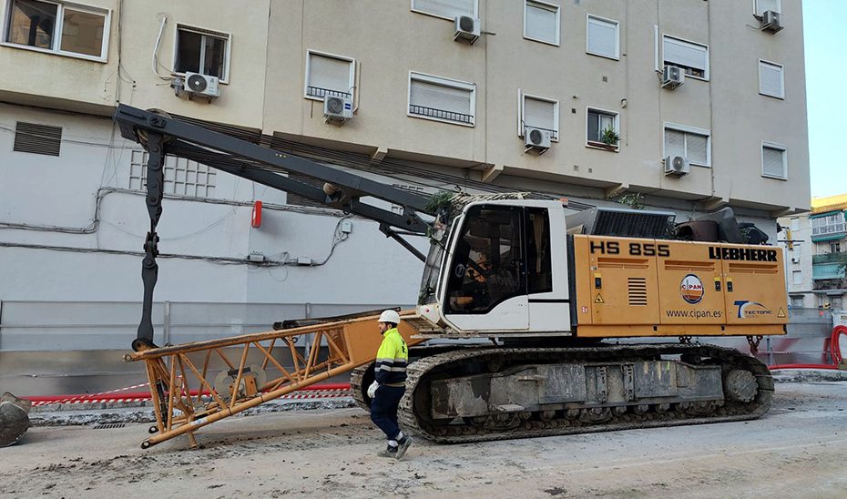 La Junta suma un segundo equipo de pantalladora a la obra de prolongación del Metro en Eugenio Gross