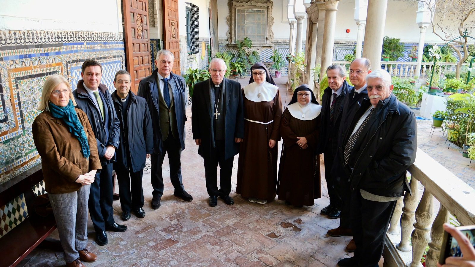 El alcalde Sanz anuncia nuevas convocatorias de ayudas para la rehabilitación de conventos e iglesias en su visita a Santa Inés