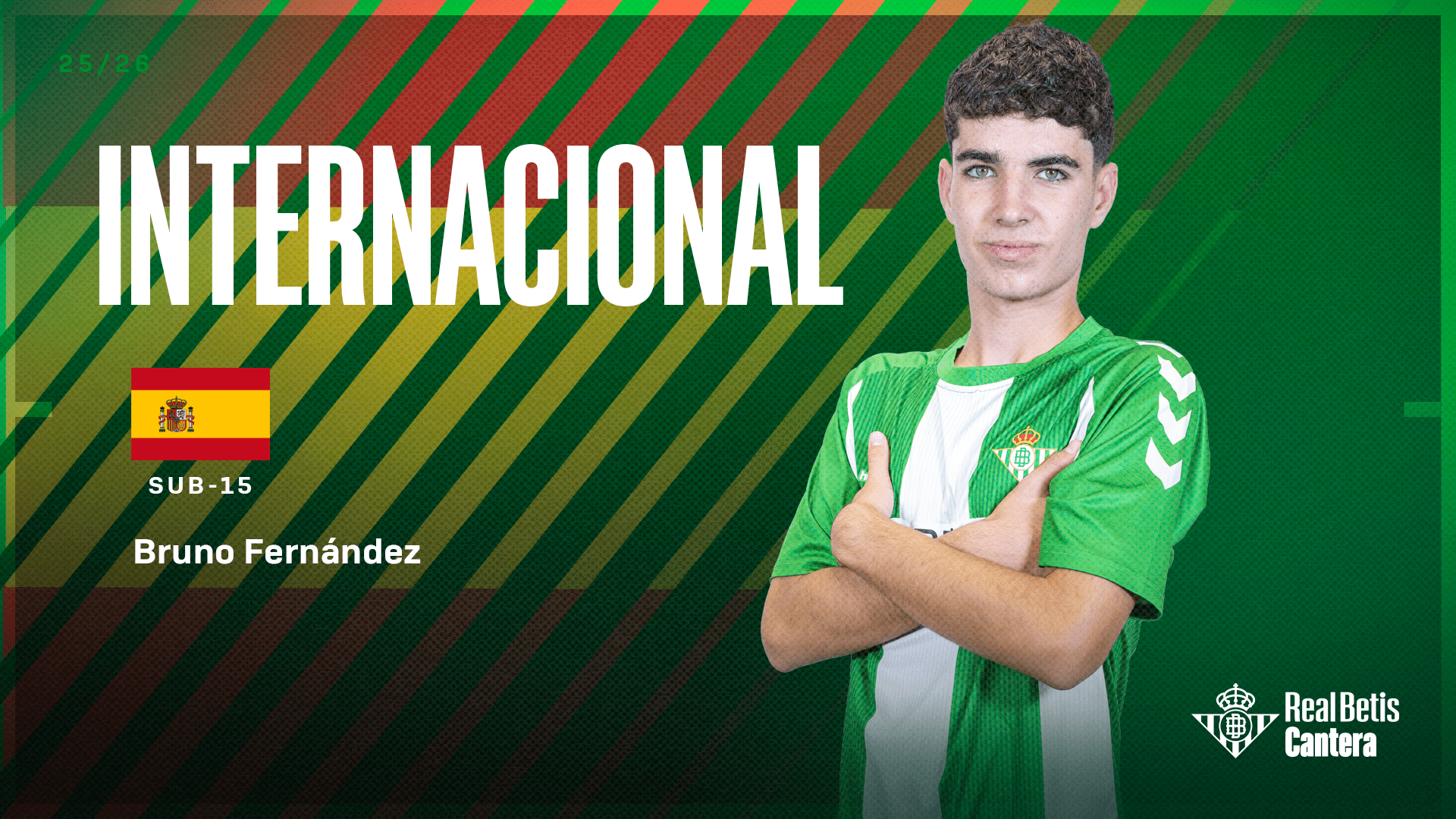 Bruno Fernández, convocado por la Selección Española sub-15