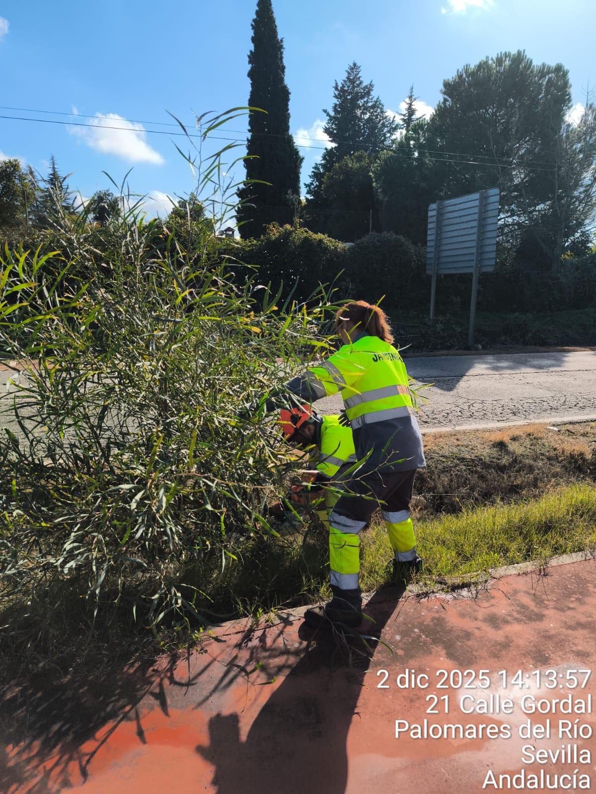 Siguen las labores de mantenimiento en el municipio