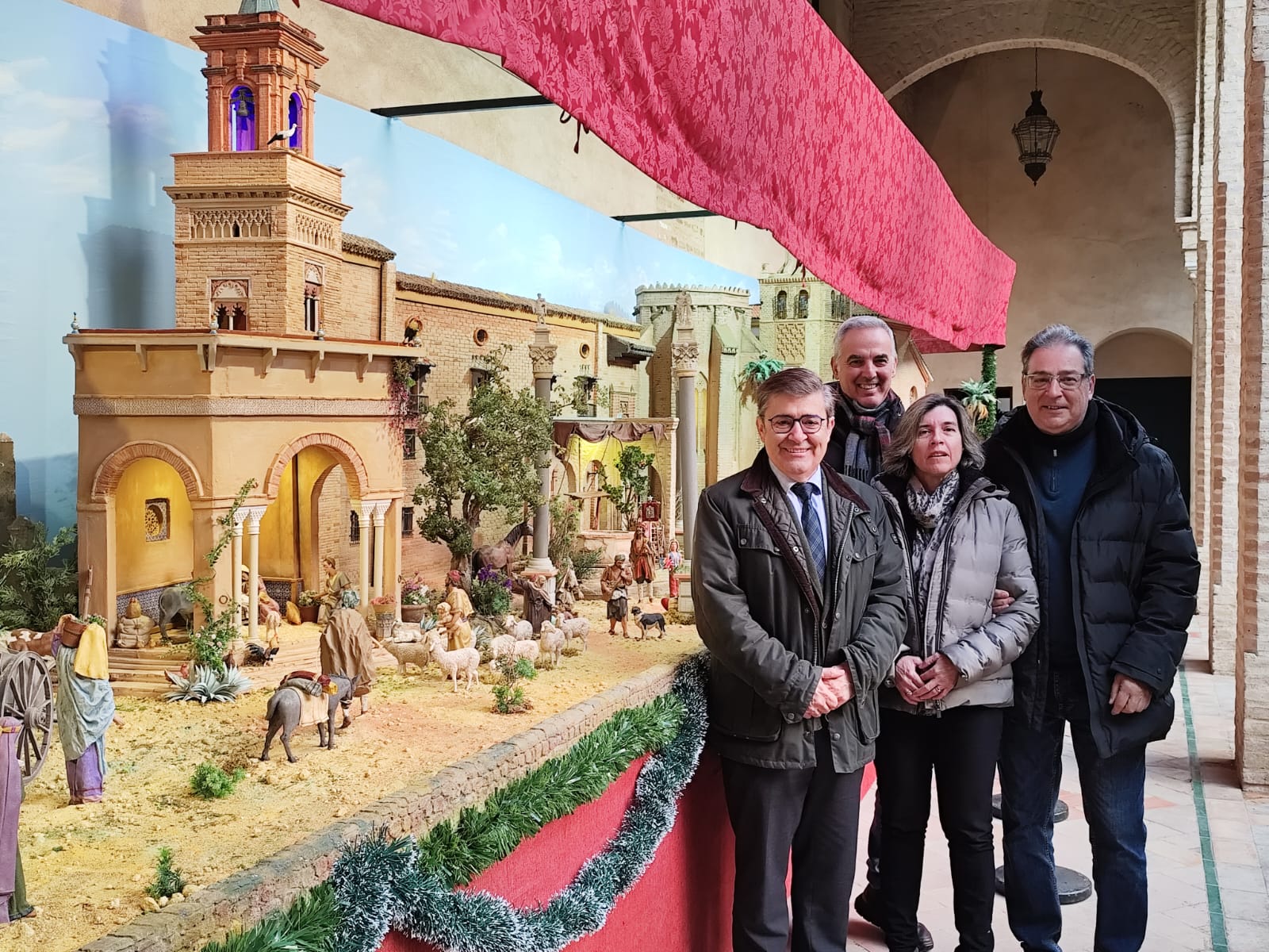 El Belén Mudéjar del Palacio de los Marqueses de Algaba abre sus puertas un año más