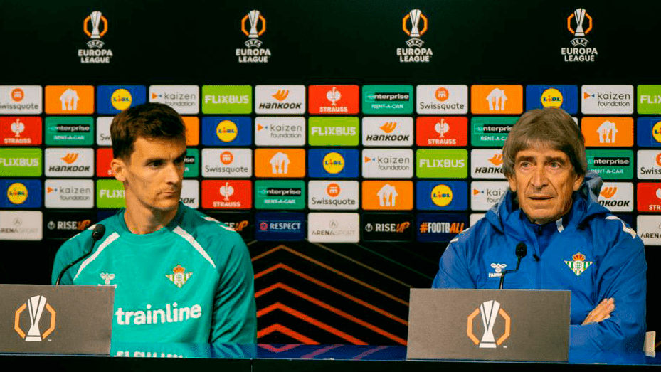 Rueda de prensa de Manuel Pellegrini y Diego Llorente previa al Dinamo de Zagreb – Real Betis