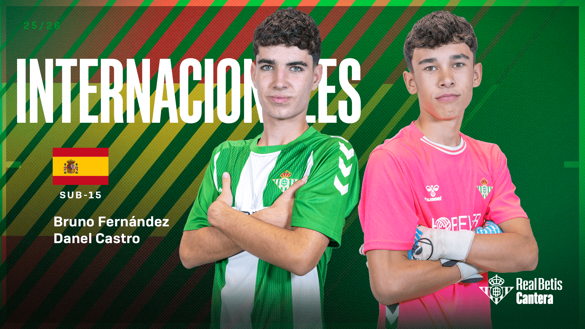 Bruno Fernández y Danel Castro, convocados por la Selección Española sub-15