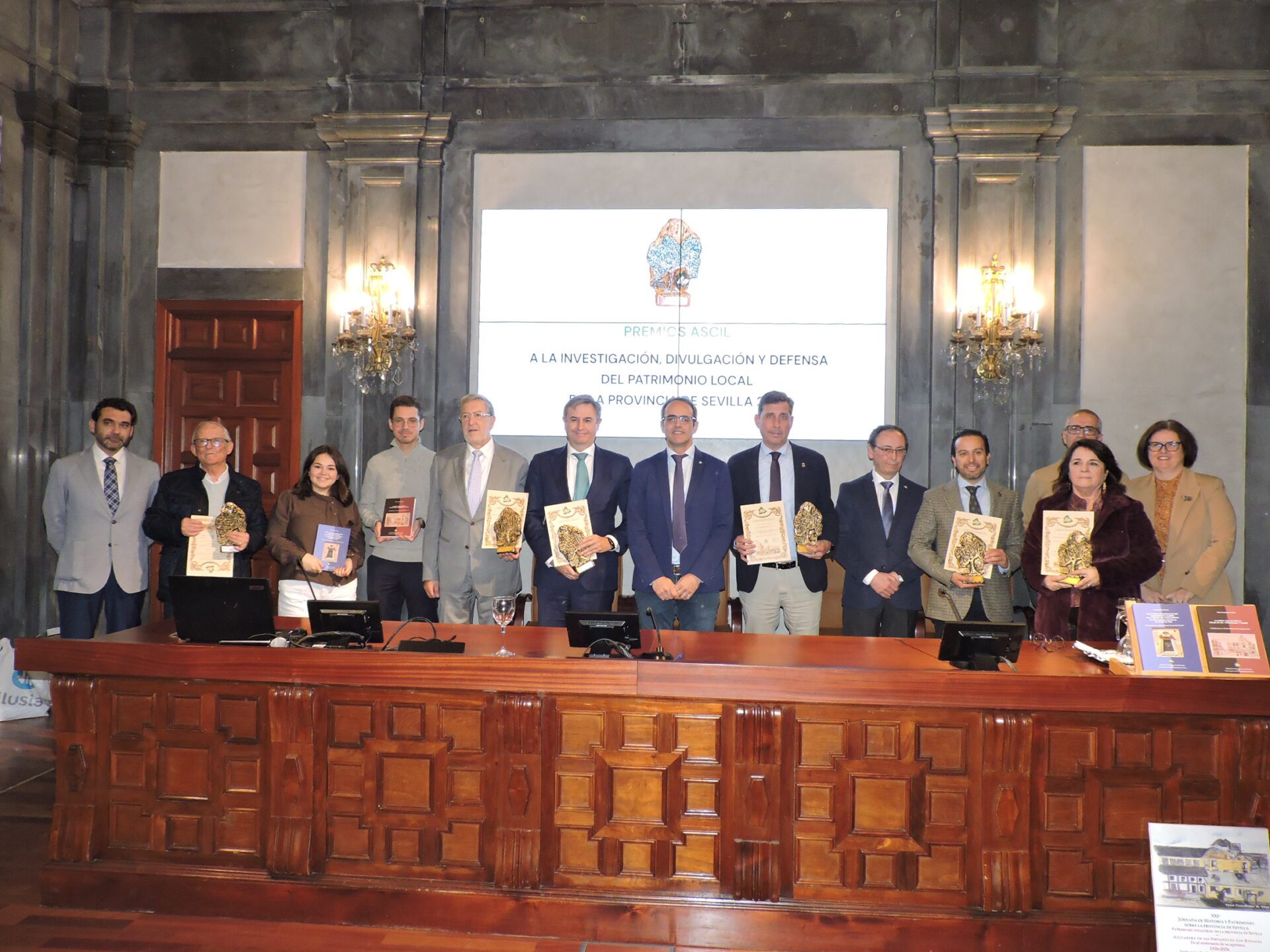 La Casa de la Provincia acoge la entrega de los XV Premios ASCIL a la investigación local en la provincia de Sevilla