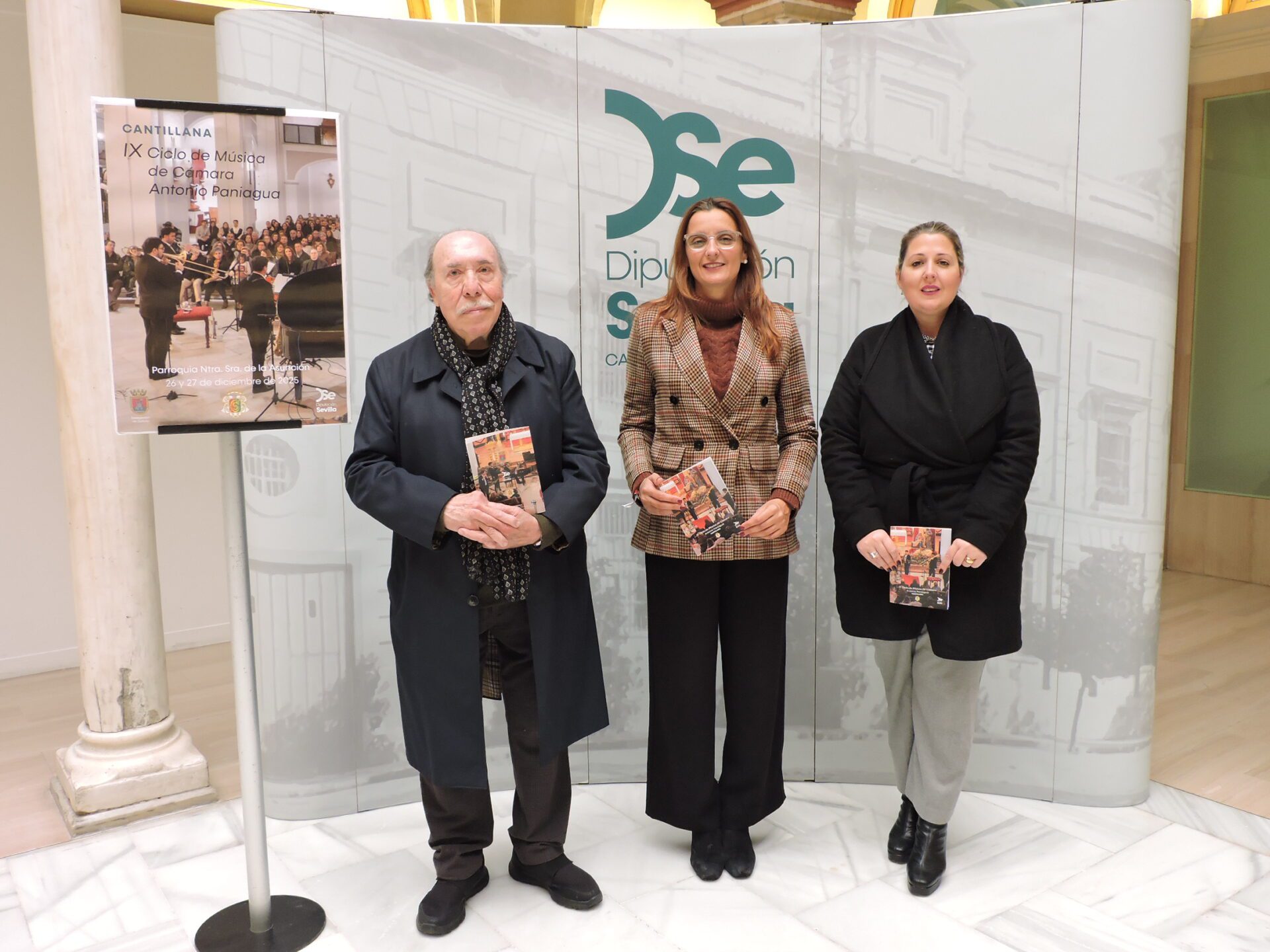 El IX Ciclo de Música de Cámara Antonio Paniagua de Cantillana se celebra en Ntra. Sra. de la Asunción los días 26 y 27 de diciembre