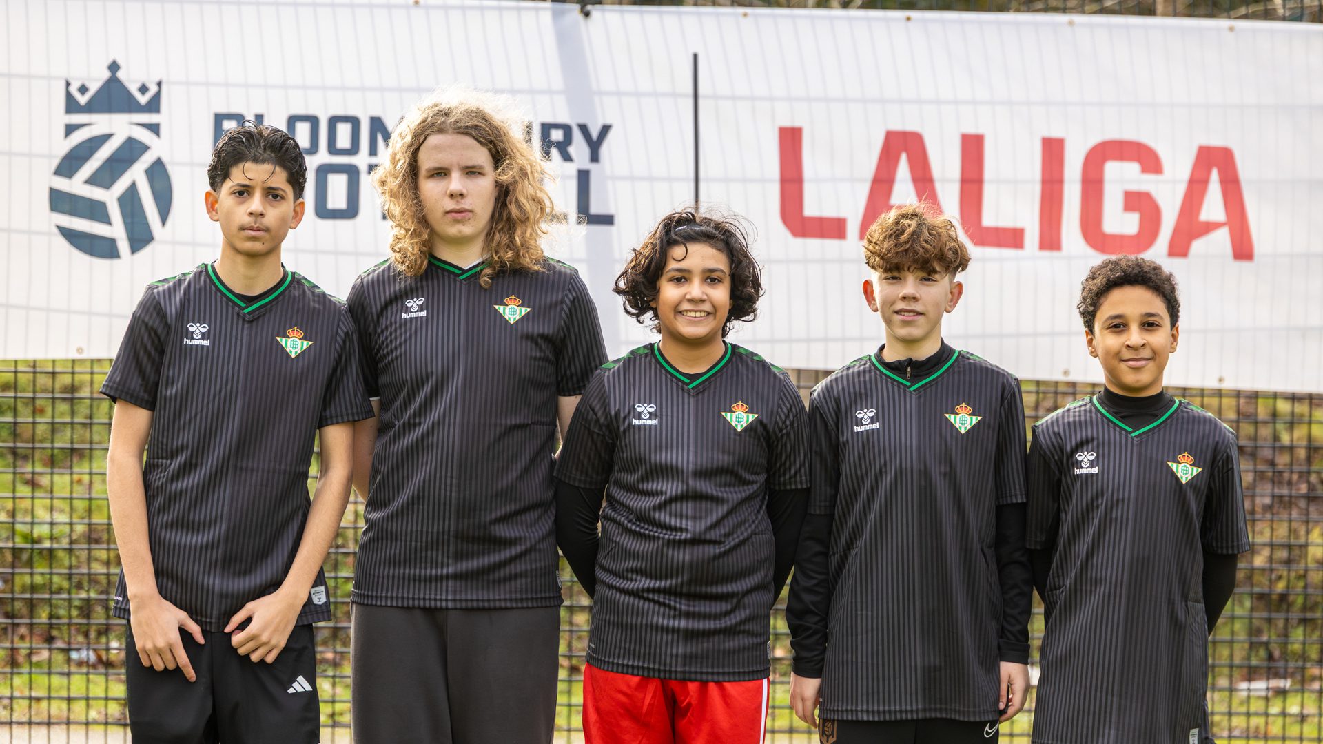 El Real Betis se une una temporada más al proyecto formativo de LALIGA y Bloomsbury Football Foundation