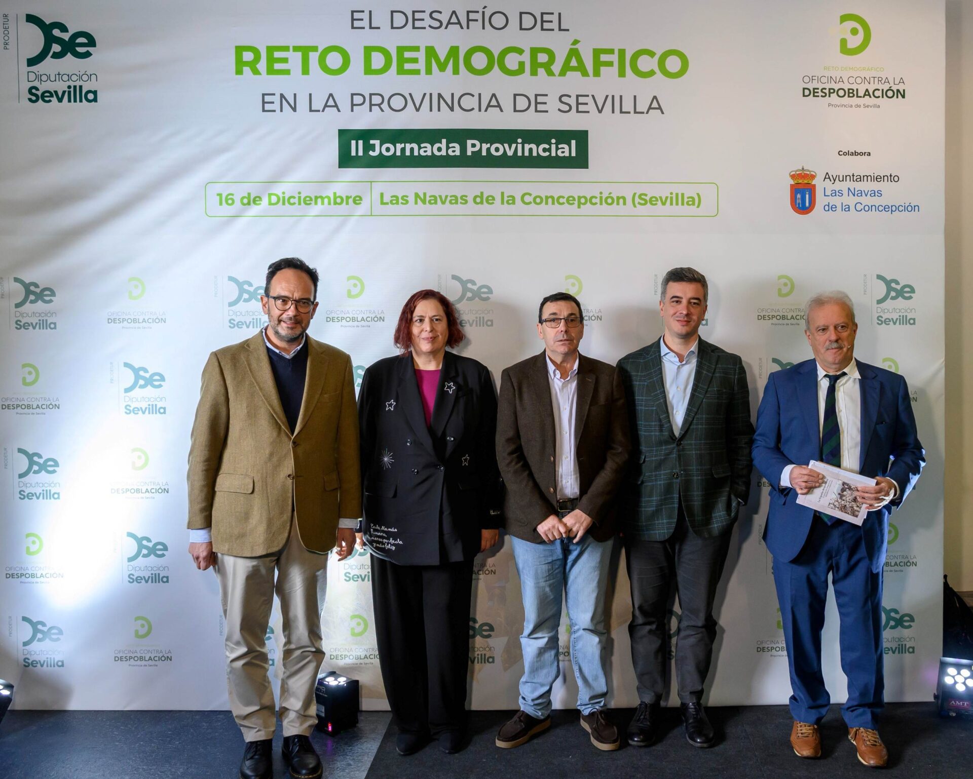 La Diputación de Sevilla analiza el reto demográfico en la provincia en una jornada celebrada en Las Navas de la Concepción
