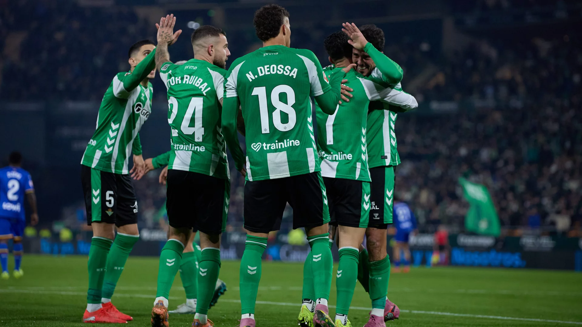 Victoria contundente del Real Betis frente al Getafe CF (4-0)
