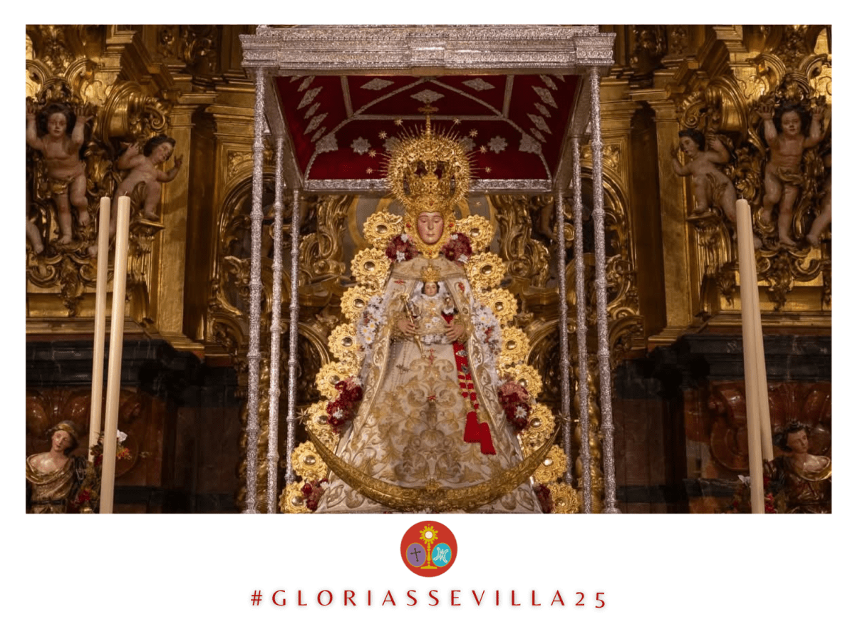 HOY, 22 DE DICIEMBRE, PROCESIONA LA VIRGEN DEL ROCÍO DESDE LA IGLESIA DEL DIVINO SALVADOR