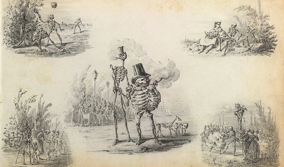 Los esqueletos a plumilla de Gustavo Adolfo Bécquer