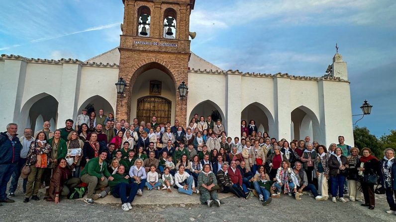 Más de cuatro mil personas han peregrinos al Santuario de Setefilla durante el año jubilar
