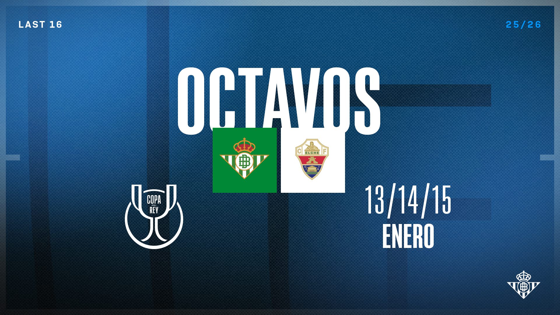 El Elche CF, rival del Real Betis en los octavos de final de la Copa de SM El Rey