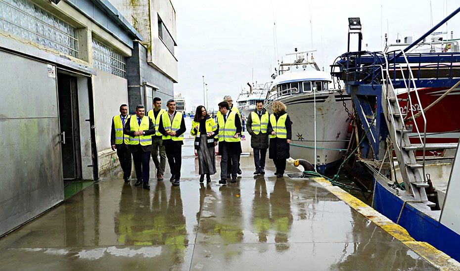 La Junta inicia las obras para la modernización de la lonja del puerto pesquero de Ayamonte