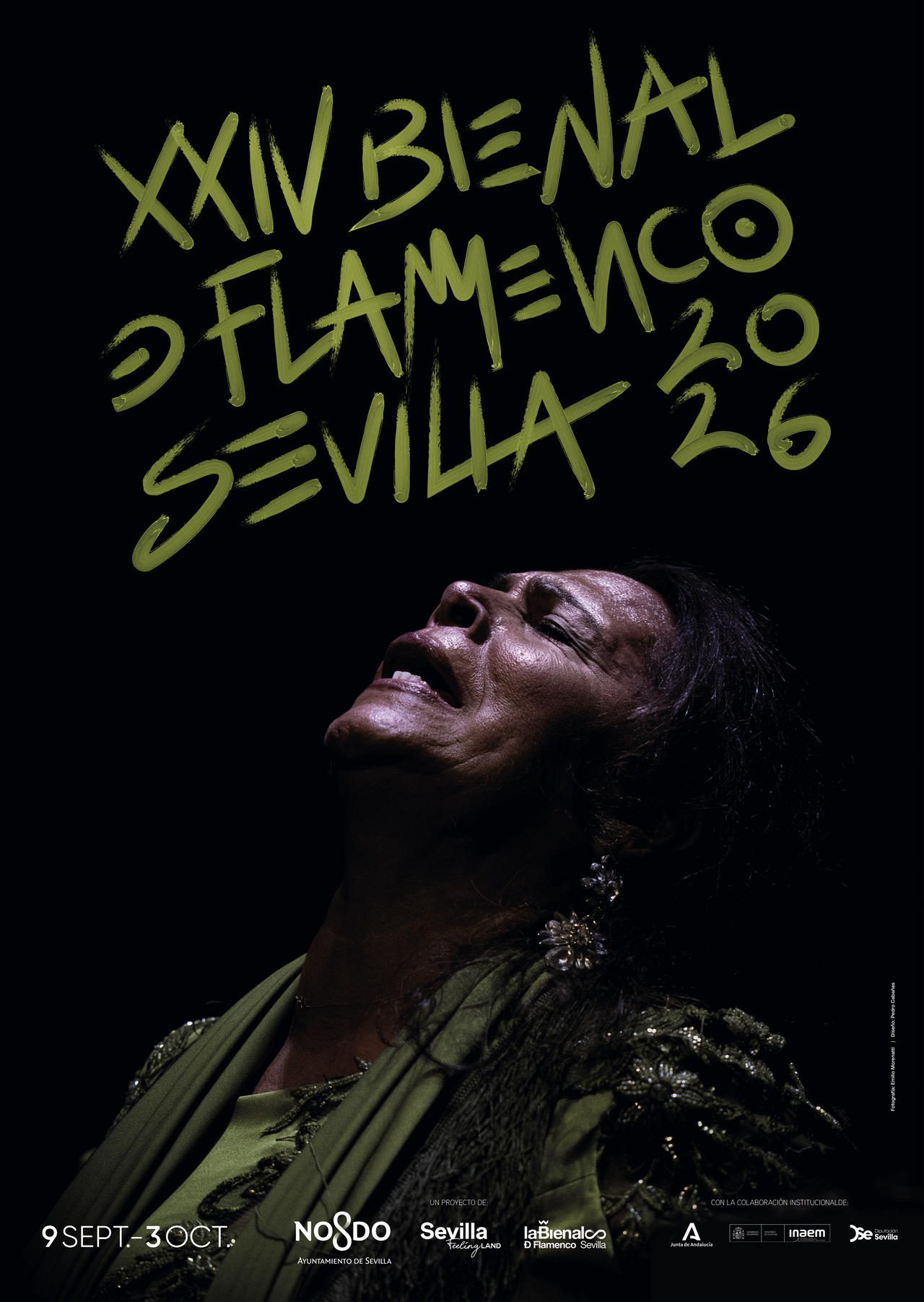 El cartel de Morenatti para La Bienal captura la esencia más humana del flamenco