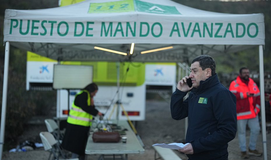 Moreno agradece la “oleada de cariño y ternura” desde toda Andalucía con las víctimas del accidente