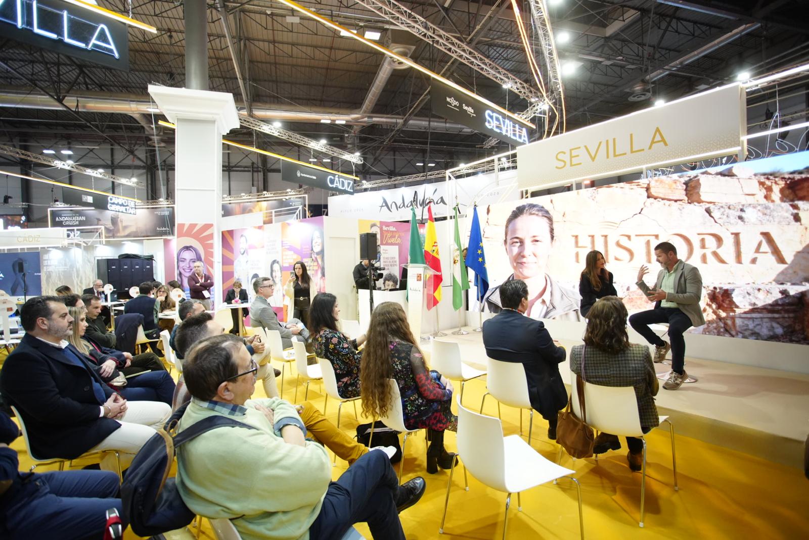 La provincia de Sevilla abre su agenda de presentaciones en FITUR como espacio de apoyo al sector