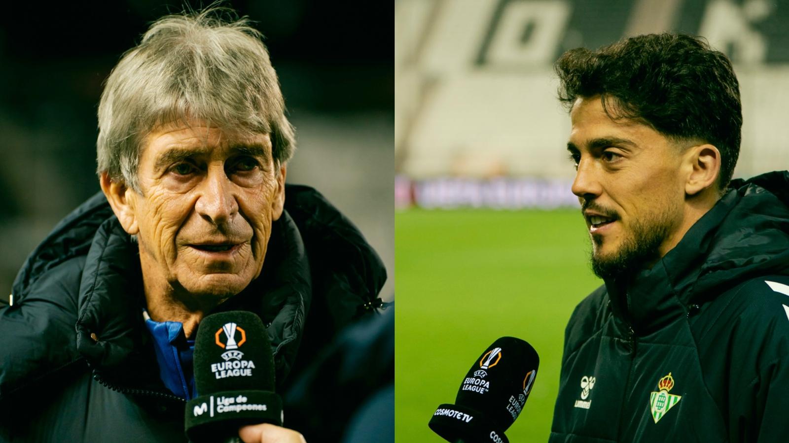 Rueda de prensa de Manuel Pellegrini y Pablo Fornals previa al PAOK – Real Betis