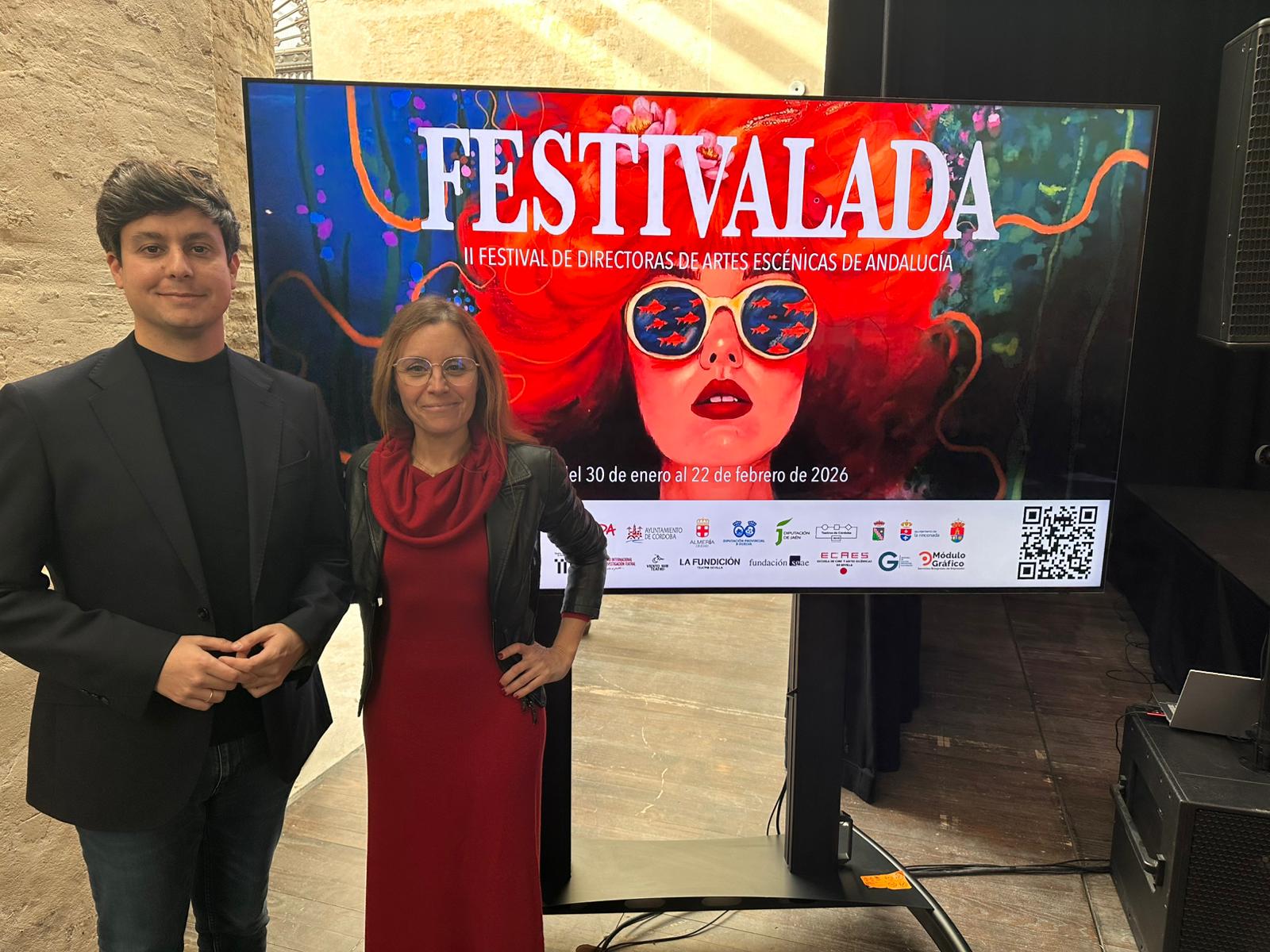 Casimiro Fernández en la presentación de FESTIVALADA, el II Festival de Directoras de Artes Escénicas de Andalucía