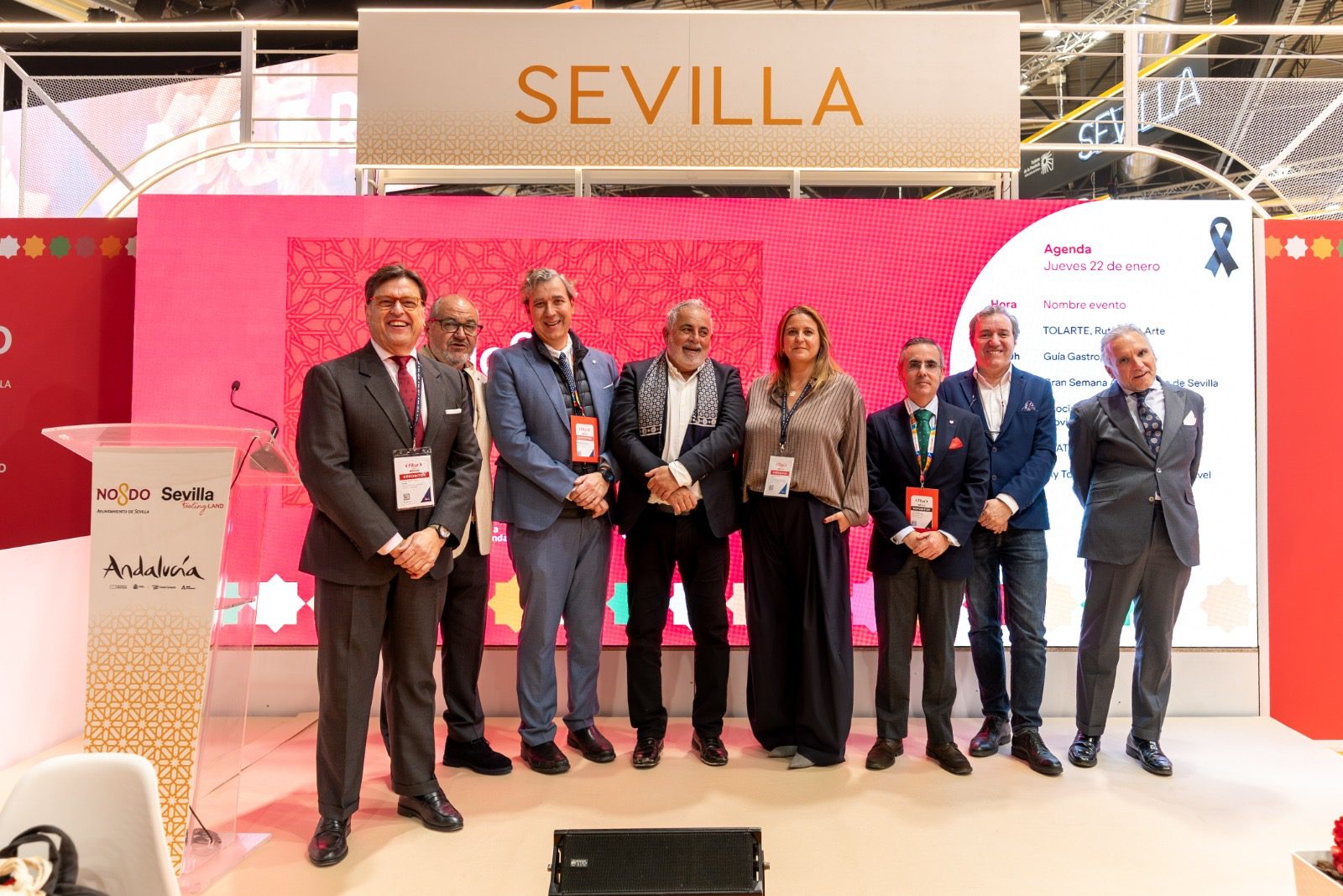 Sevilla refuerza su posicionamiento internacional en Fitur 2026 con una intensa agenda profesional y estratégica