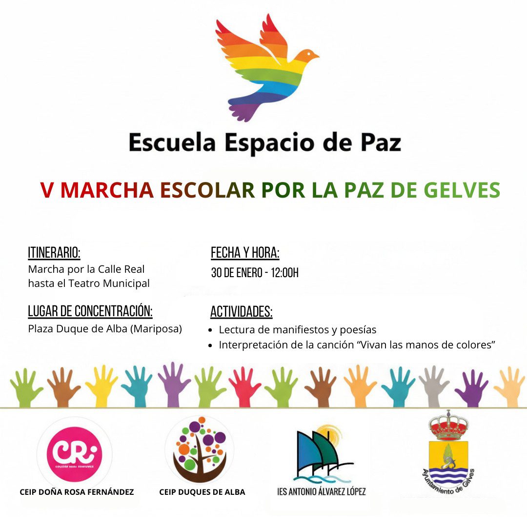 V Marcha Escolar por la Paz en Gelves