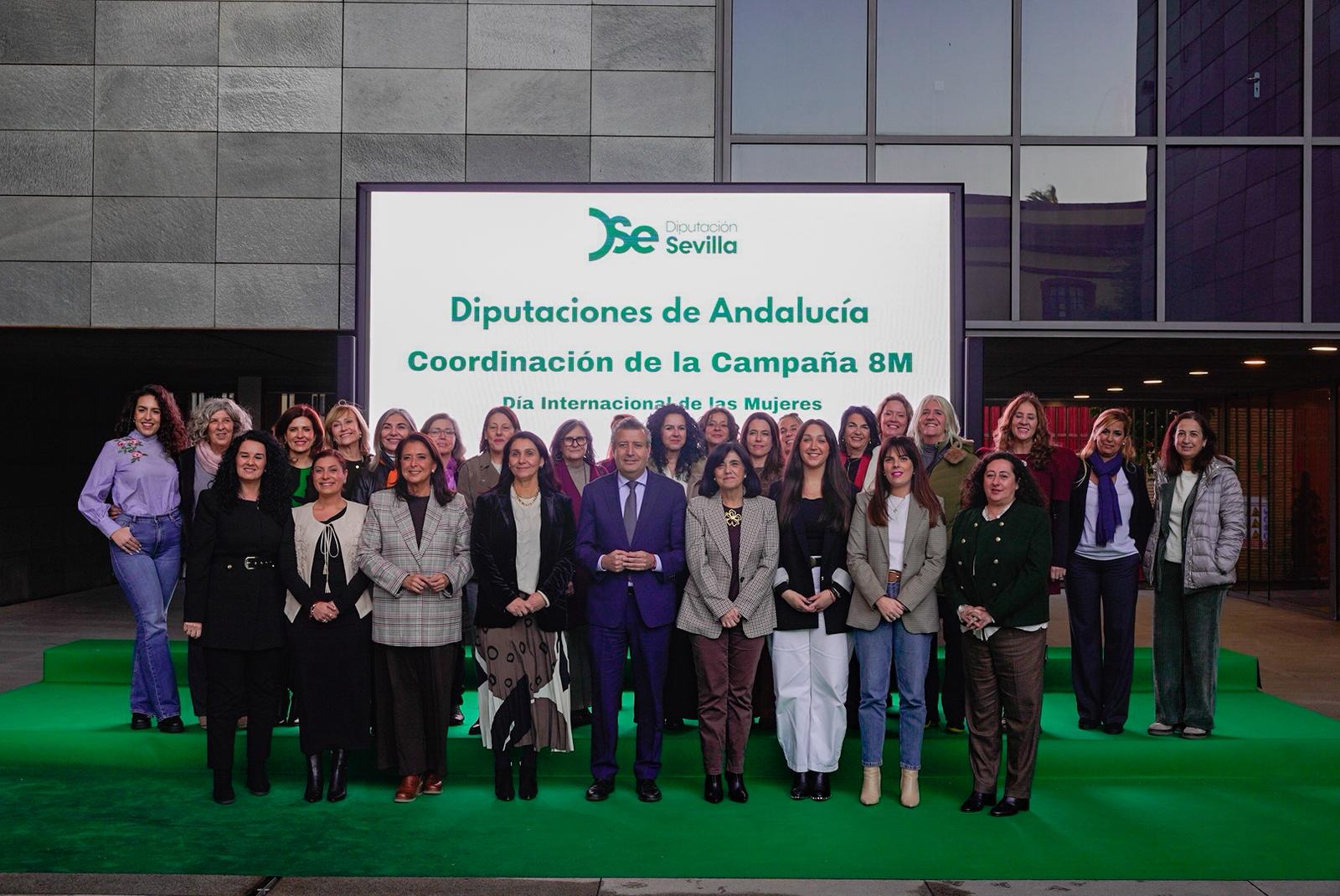 Las ocho diputaciones andaluzas coordinan en Sevilla la estrategia común de cara a la campaña del 8M