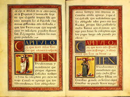 La US presenta la restauración del manuscrito de la Regla de la Vera Cruz, una joya documental del siglo XVII