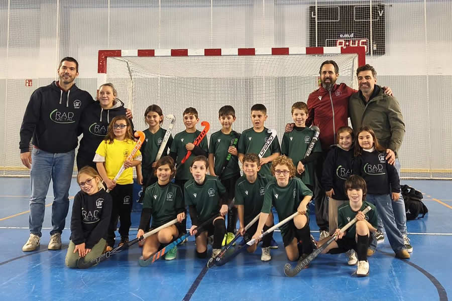 El equipo benjamín US se alza con el título de campeón de Andalucía de hockey sala