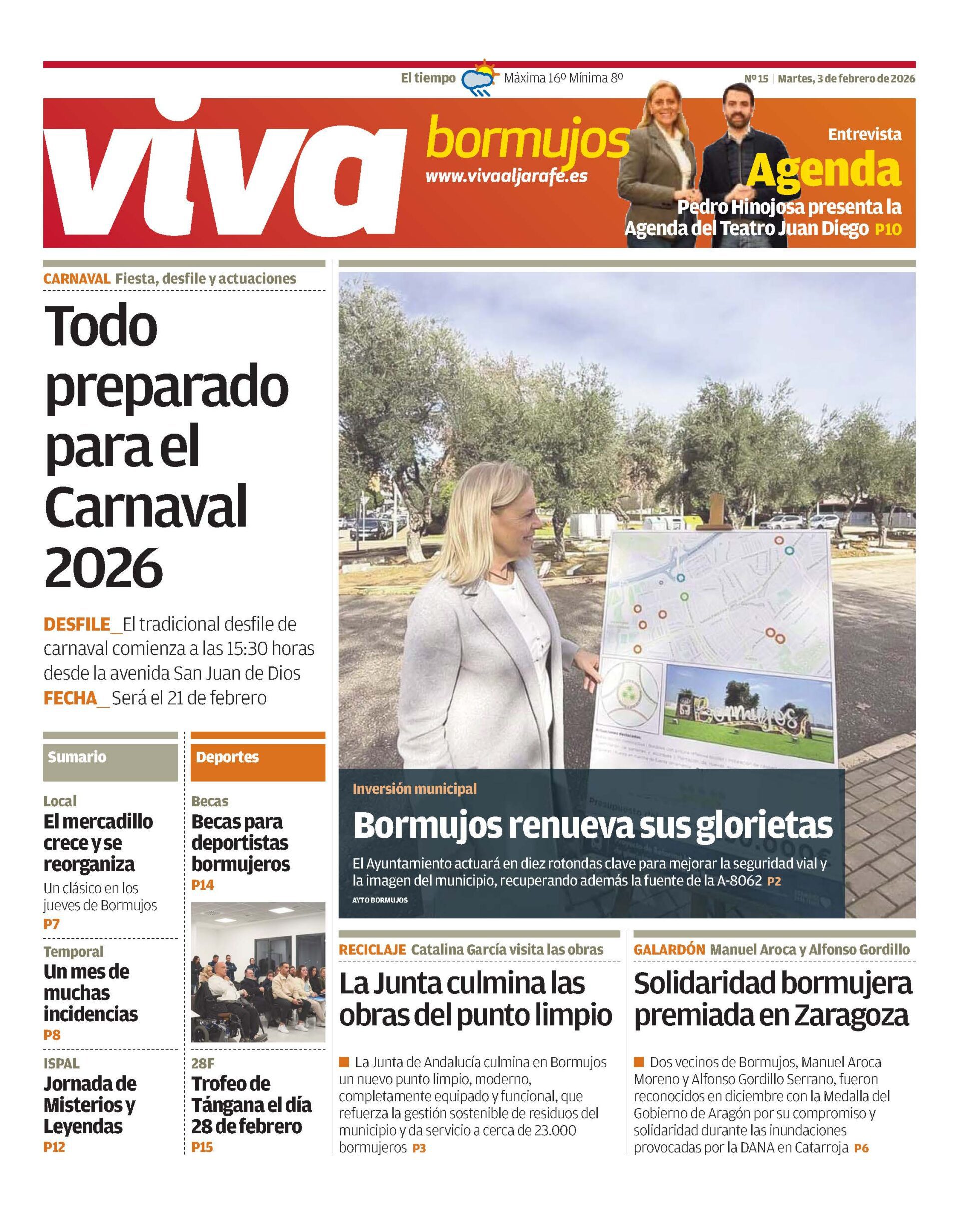 CONSULTA LAS NOTICIAS DE BORMUJOS DEL MES DE FEBRERO