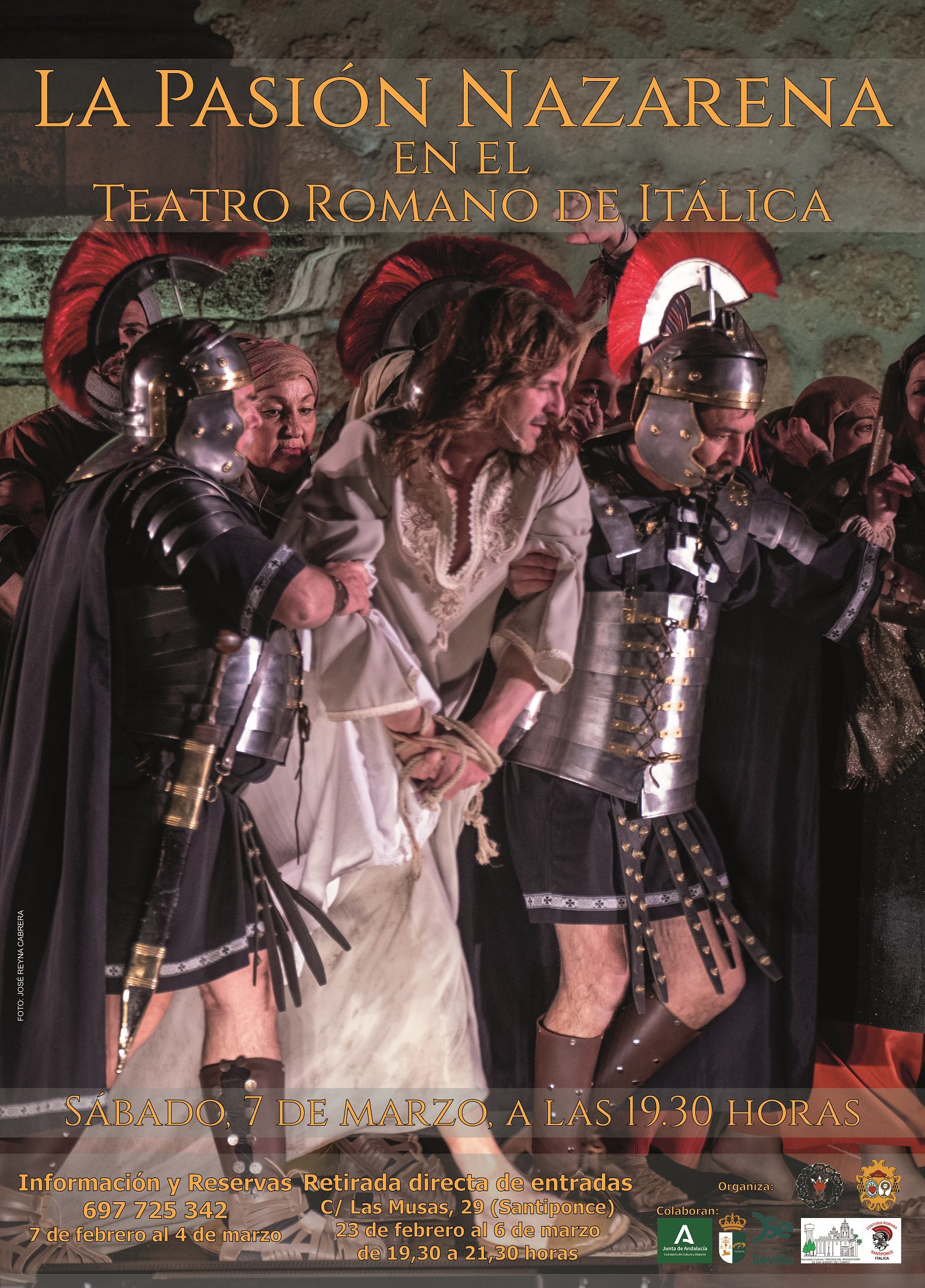El 7 de marzo vuelve al Teatro Romano de Itálica ‘La Pasión Nazarena’