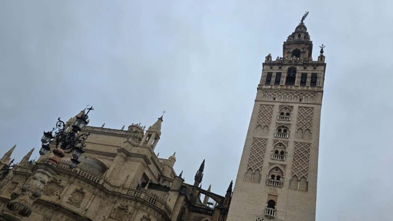 El Cabildo actualiza la información sobre el incidente en una de las jarras de azucenas de la Giralda