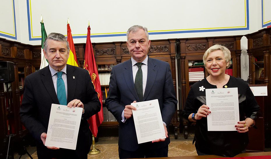 Junta, Ayuntamiento y Universidad de Sevilla impulsan la conmemoración de la boda de Carlos V