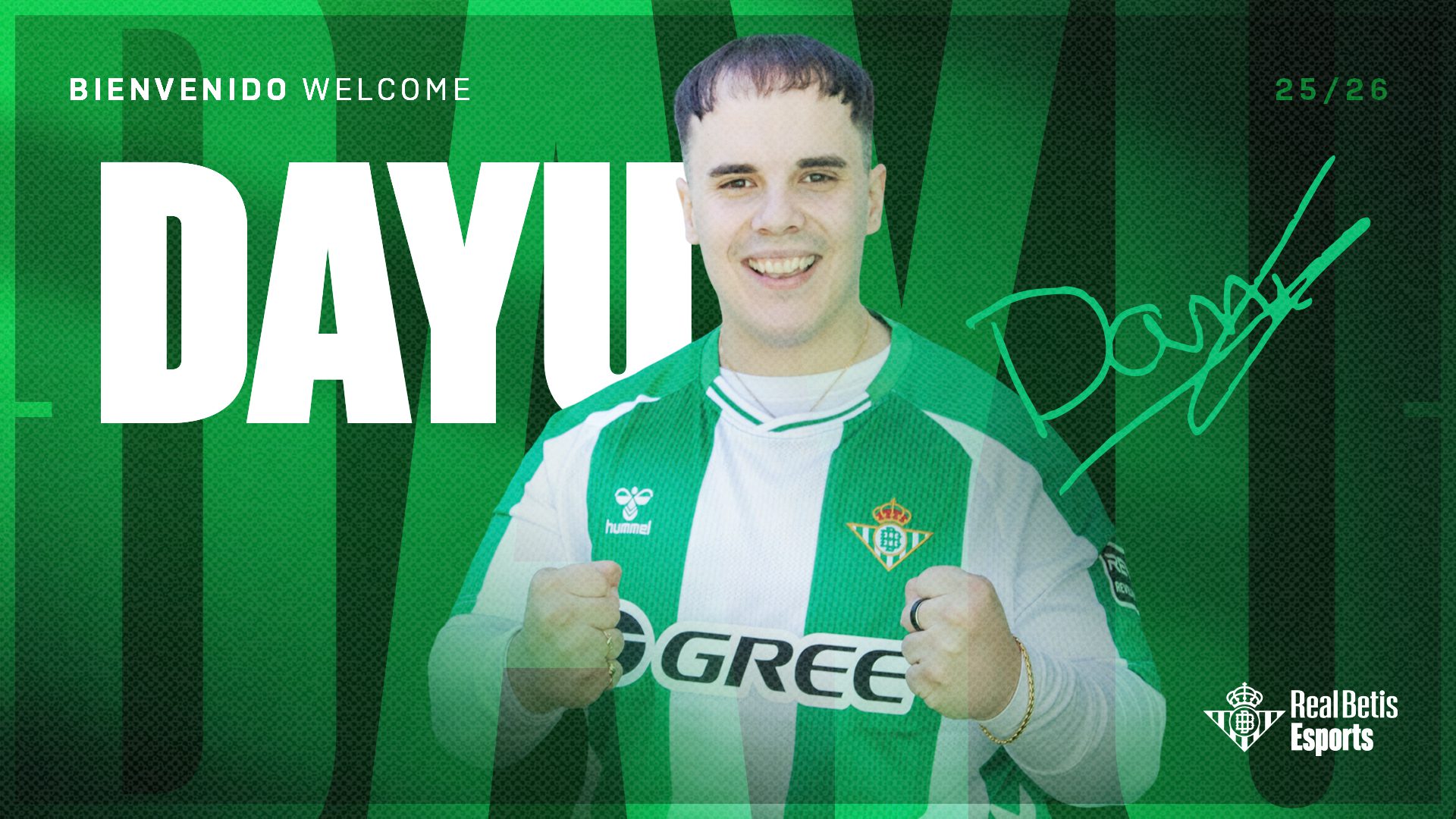 El Real Betis eSports incorpora a Dayu como su nuevo representante en LaLiga FC Pro26