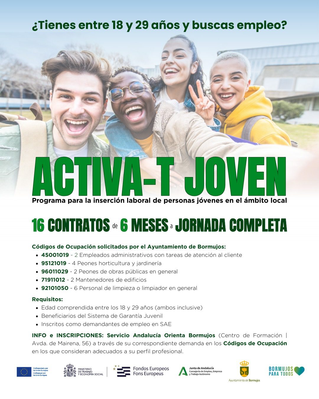 PROGRAMA DE EMPLEO ACTIVA-T JOVEN
