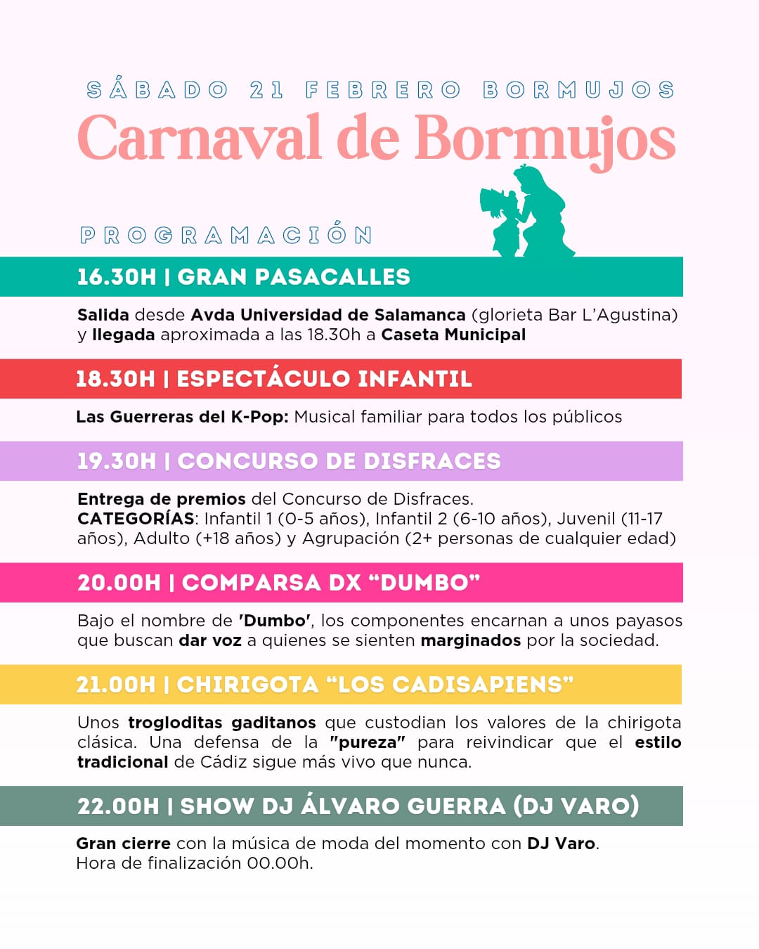 VIVE LA FIESTA DEL CARNAVAL CON LA MEJOR MÚSICA EN DIRECTO