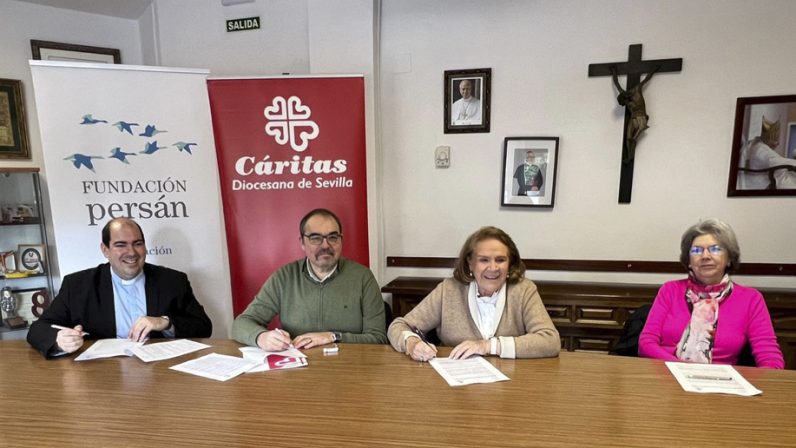Cáritas Diocesana y Fundación Persán aúnan esfuerzos para que ningún universitario deje los estudios por motivos económicos