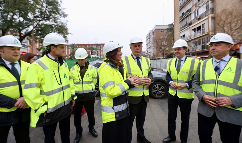 La Junta acelera la obra del Metro de Sevilla con la ejecución de los muros del túnel en Doctor Fedriani