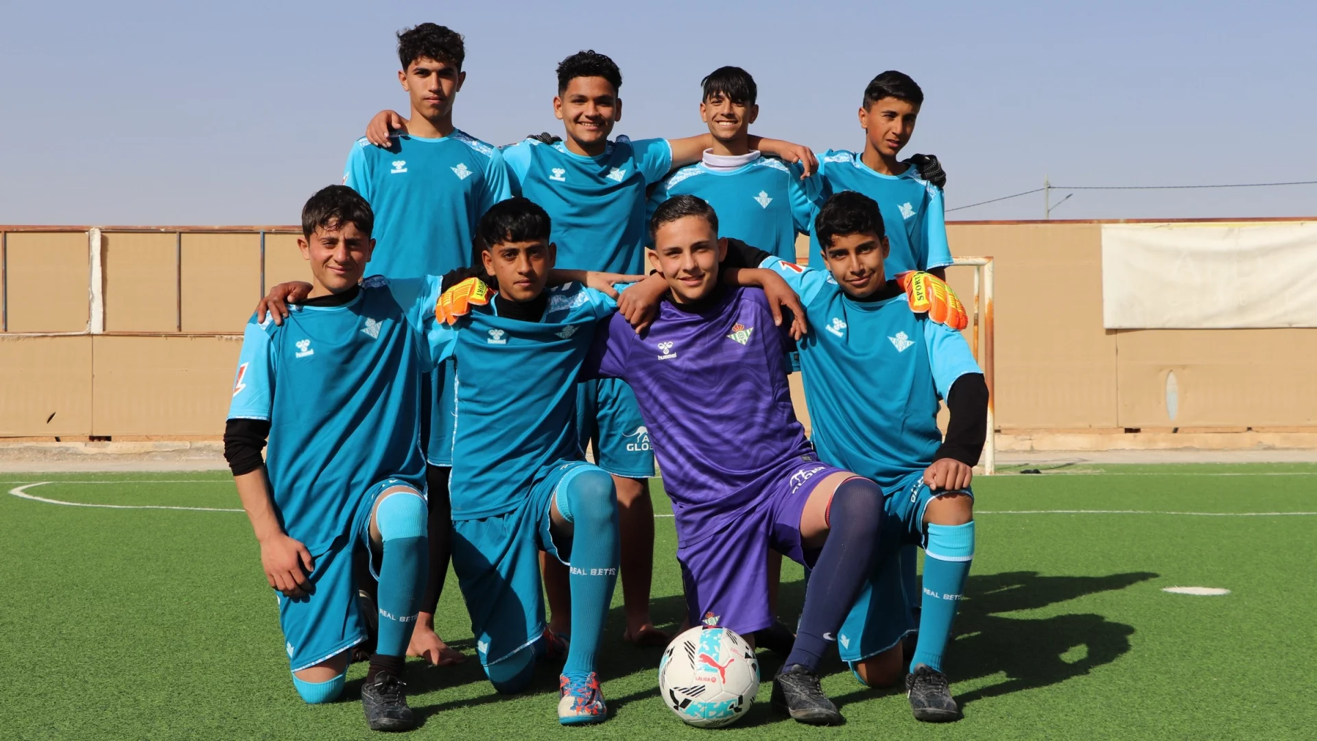 La Fundación Real Betis Balompié participa un año más en LALIGA Za’atari & Azraq Social Project